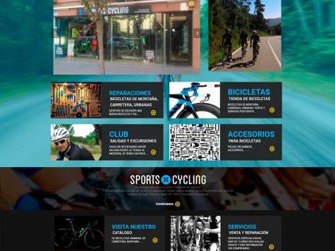 Dise?o p?ginas web Granollers - Sportscycling