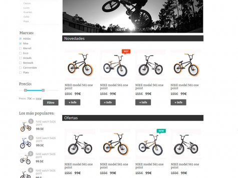 Dise?o tiendas online Sabadell - 08BMXShop